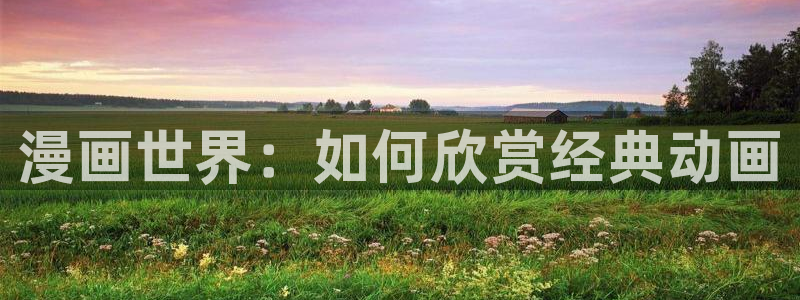 漫蛙2026：漫画世界：如何欣赏经典动画